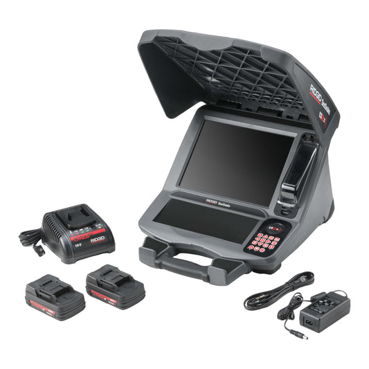 CS12x Digital Reporting Monitor with Wi-Fi  with 2 Batteries and 1 Charger (RIDGID 57288)
